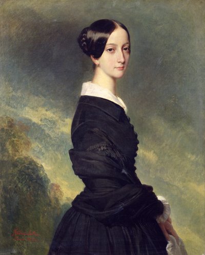 Porträt von Francisca Caroline de Braganca (1824-98) 1844 von Franz Xaver Winterhalter
